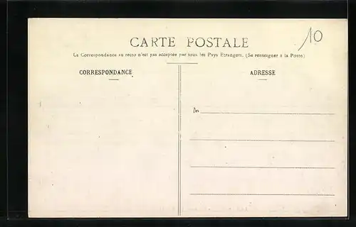 AK Beauquesne, La Chaussée, coté Sud