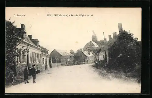 AK Lucheux, Rue de l`Eglise