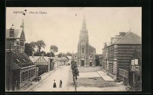 AK Daours, Place de l`Eglise