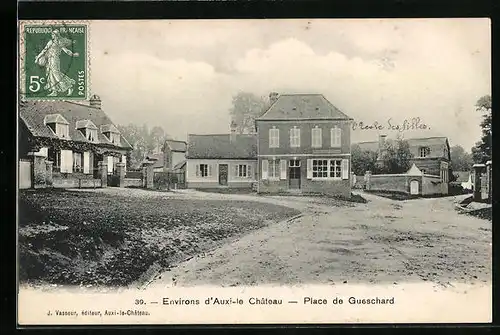 AK Gueschart, Place de la Ville