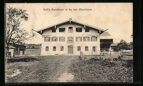 AK Au b. Obertrum, Keil`s Gasthaus