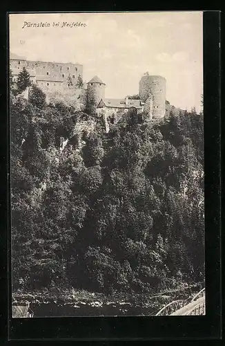 AK Pürnstein bei Neufelden, Blick zur Burg