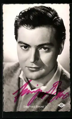 AK Schauspieler Siegfried Breuer Jr. in Die gestohlene Hose, Autograph