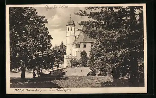 AK Mühldorf /Inn, Eisenbahn-Erholungsheim Schloss Guttenburg