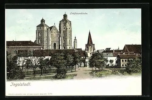 AK Ingolstadt, Grünanlage bei der Liebfrauenkirche