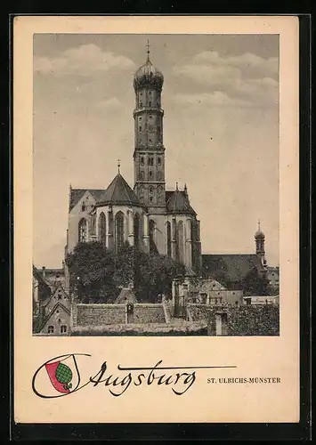 AK Augsburg, St. Ulrichs-Münster