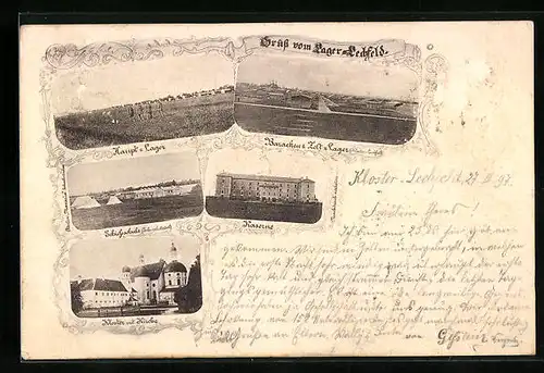 AK Lager Lechfeld, Schiessschule, Kaserne, Haupt-Lager