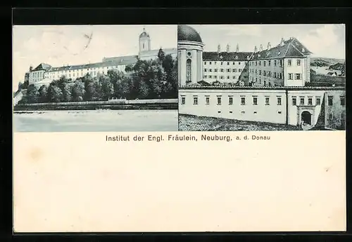 AK Neuburg /Donau, Institut der Engl. Fräulein