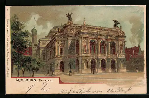 Lithographie Augsburg, Theater