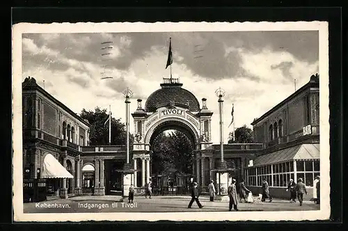 AK Kobenhavn, Indgangen til Tivoli