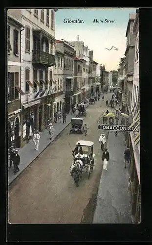 AK Gibraltar, Main Street with Royal Tobacconist