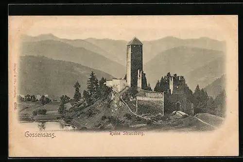 AK Gossensass, Ruine Strassberg