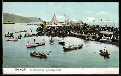 AK Tenerife, Despedida de S. M. Alfonso XIII