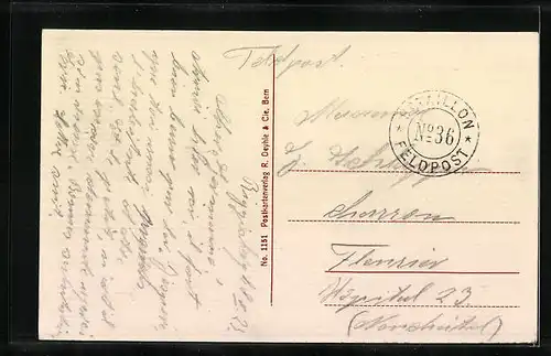 AK Riggisberg, Ortsansicht aus der Ferne