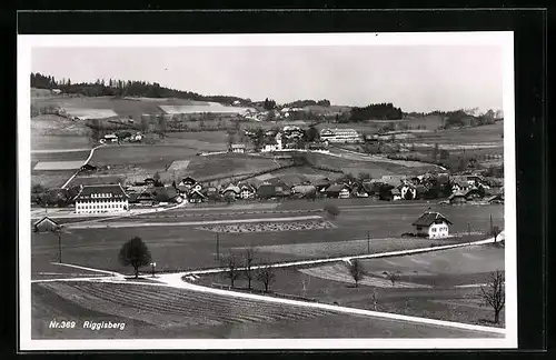 AK Riggisberg, Ortsansicht aus der Ferne