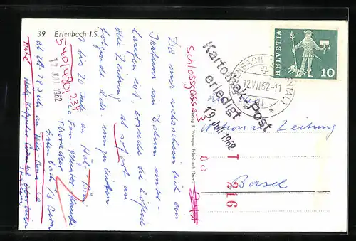 AK Erlenbach i. S., Haus mit Gehörn