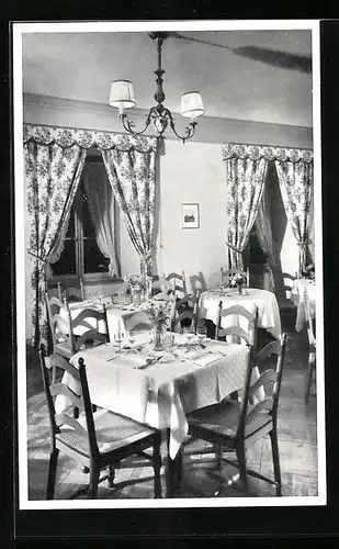 AK Wengernalp, Hotel Jungfrau, Innenansicht