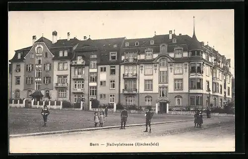 AK Bern, Kinder auf der Hallwylstrasse