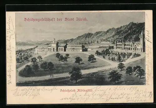 AK Zürich, Schiessplatz Albisgütli