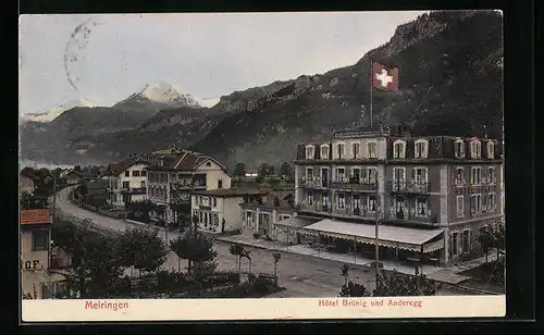 AK Meiringen, Hotel Brünig und Anderegg