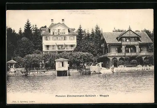 AK Weggis, Hotel Pension Zimmermann-Schürch