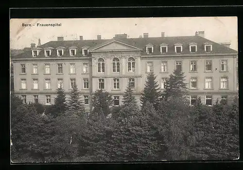 AK Bern, Frontalansicht auf das Frauenspital