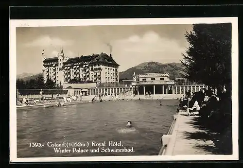 AK Gstaad, Royal Hôtel, Winter Palace und Schwimmbad