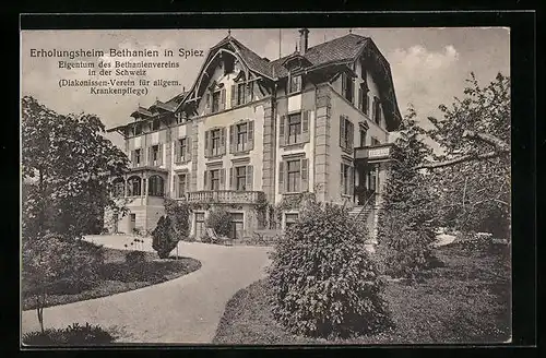 AK Spiez, Hotel Erholungsheim Bethanien