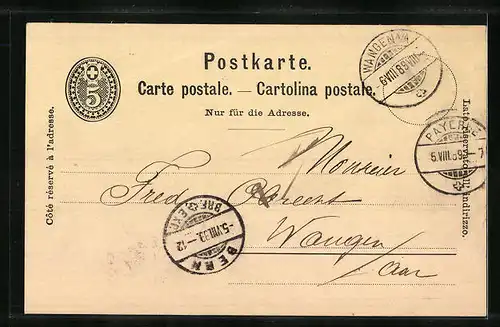 Vorläufer-Lithographie Neuchâtel, 1889, Fabrique de Chocolat, Kinderpaar mit Tasse, Reklame für Kakao Suchard