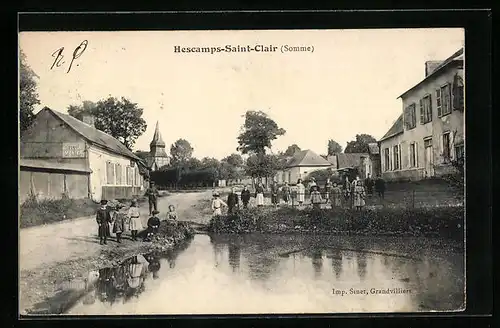 AK Hescamps-Saint-Clair, Ortspartie