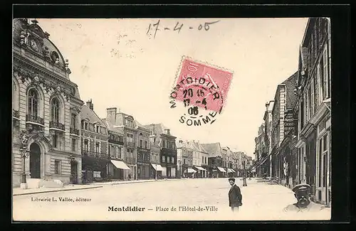 AK Montdidier, Place de l`Hôtel-de-Ville