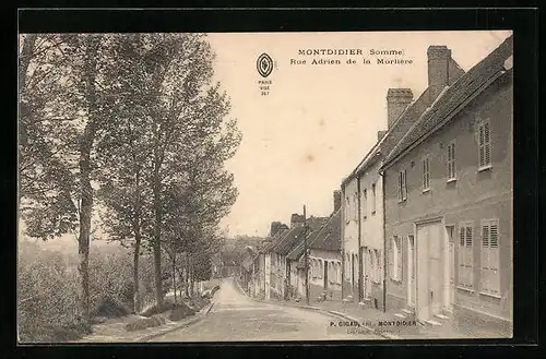 AK Montdidier, Rue Adrien de la Morlière
