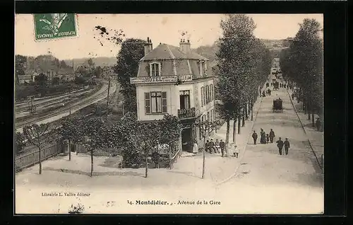 AK Montdidier, Avenue de la Gare