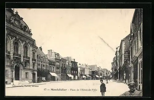 AK Montdidier, Place de l`Hôtel-de-Ville