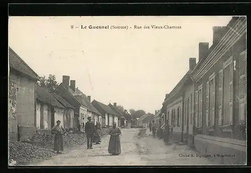 AK Le Quesnel, Rue des Vieux-Charrons