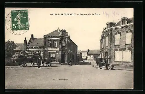 AK Villers-Bretonneux, Avenue de la Gare