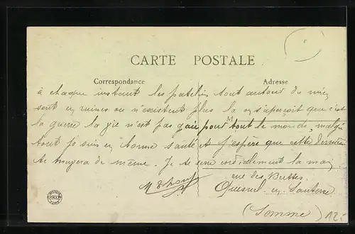 AK Le Quesnel, La Poste