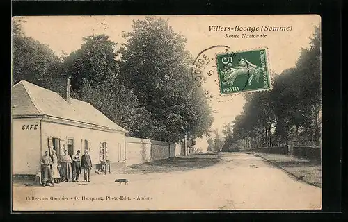 AK Villers-Bocage, Route Nationale