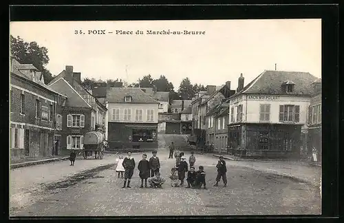 AK Poix, Place du Marché-au-Beurre