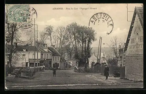 AK Airaines, Rue du Cert, Passage à Niveau