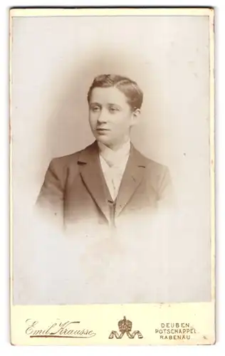 Fotografie Emil Krausse, Deuben, Junge im Sonntagsstaat