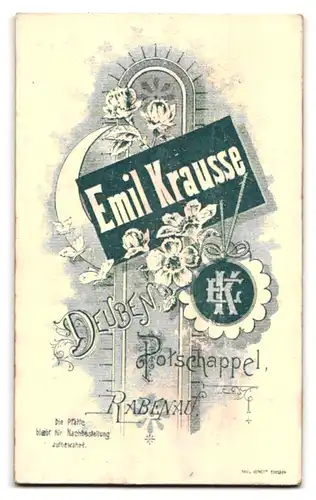 Fotografie Emil Krausse, Deuben, Junge im Sonntagsstaat