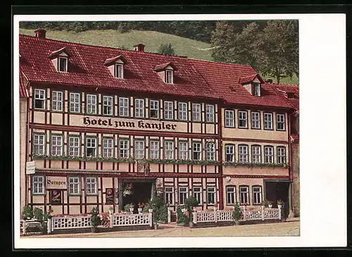 AK Stolberg /Harz, Hotel zum Kanzler