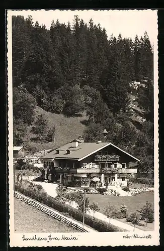 Foto-AK Lofer, Landhaus Eva-Maria