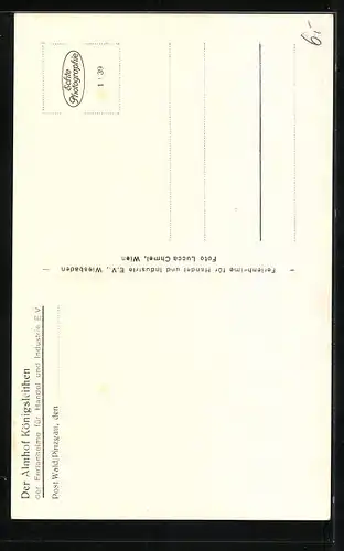 AK Königsleiten, Almhof der Ferienheime f. Handel u. Industrie e. V.