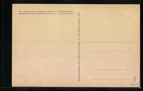 AK Salzburg, Totalansicht vom Kapuzinerberg
