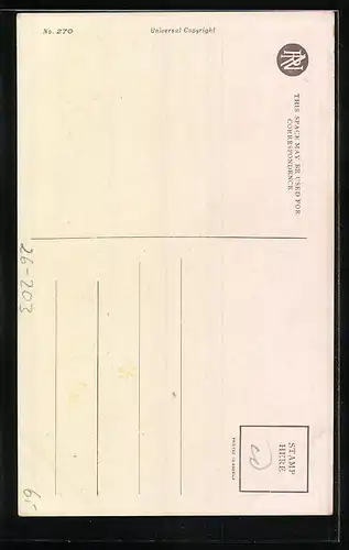 Künstler-AK Alfred James Dewey: Falling in Love