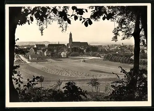 AK Nördlingen, Blick von der Marienhöhe