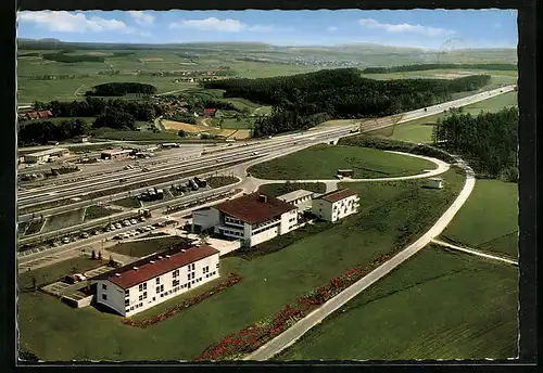 AK Weingartsgreuth, Autobahn-Gasthaus-Motel Steigerwald