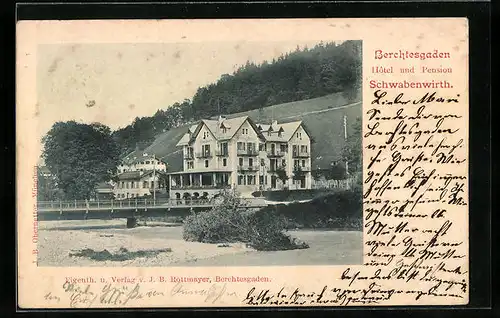 AK Berchtesgaden, Hôtel und Pension Schwabenwirt